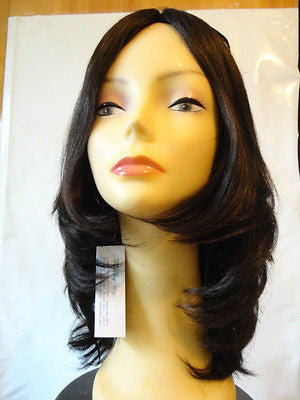 European Multidirectional 16" Straight Darkest Brown #2 - wigs, Women's Wigs - kosher, Malky Wigs - Malky Wigs