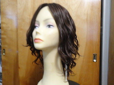 European Multidirectional 16" Wavy Medium Brown with Highlights - wigs, Women's Wigs - kosher, Malky Wigs - Malky Wigs