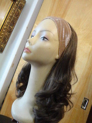 European BandFall 22" Light Brown with Highlights #10/6/8 - wigs, Women's Wigs - kosher, Malky Wigs - Malky Wigs