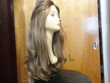 European Multidirectional 26" Straight Lightest Brown with Highlights #14/8 - wigs, Women's Wigs - kosher, Malky Wigs - Malky Wigs