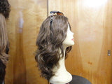 European Multidirectional 16" Wavy Brown with Highlights #4/8/10 - wigs, Women's Wigs - kosher, Malky Wigs - Malky Wigs