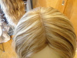 European Multidirectional 16" Wavy Dirty Blonde with Streaks #16/10 - wigs, Women's Wigs - kosher, Malky Wigs - Malky Wigs