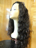 European Multidirectional 26" Wavy Soft Black/Brown - wigs, Women's Wigs - kosher, Malky Wigs - Malky Wigs
