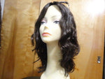 European Multidirectional 16" Wavy Dark Brown with Highlights #6/2 - wigs, Women's Wigs - kosher, Malky Wigs - Malky Wigs