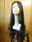 European Multidirectional 26" Straight Dark Brown with Highlights #6/2 - wigs, Women's Wigs - kosher, Malky Wigs - Malky Wigs