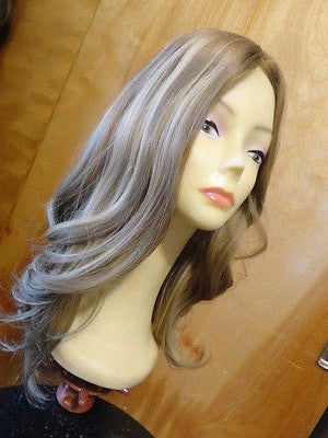 European Multidirectional 22" Straight Blonde with Highlights #16/10 - wigs, Women's Wigs - kosher, Malky Wigs - Malky Wigs