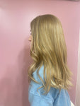 European Multidirectional Lace Top 18" Straight Blonde with Highlight 10/24
