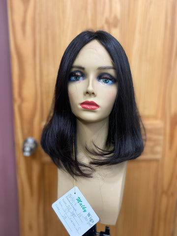 Malky European Multidirectional Lace Front Hair 14" No Layers Straight #2