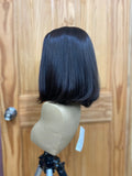 Malky Wig Sheitel European Multidirectional Dark Brown #6 No Layer 12"
