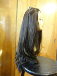 European Multidirectional 26" Straight Dark Brown with Highlights #6/2 - wigs, Women's Wigs - kosher, Malky Wigs - Malky Wigs