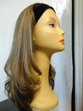 European BandFall 22" Light Brown with Highlights #14/8 - wigs, Women's Wigs - kosher, Malky Wigs - Malky Wigs