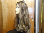 European Multidirectional 26" Straight Lightest Brown with Highlights #14/8 - wigs, Women's Wigs - kosher, Malky Wigs - Malky Wigs