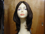 European Multidirectional 16" Straight Medium Brown #8/4 - wigs, Women's Wigs - kosher, Malky Wigs - Malky Wigs