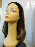 European BandFall 22" Light Brown with Highlights #14/8 - wigs, Women's Wigs - kosher, Malky Wigs - Malky Wigs