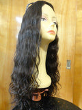 European Multidirectional 26" Wavy Soft Black/Brown - wigs, Women's Wigs - kosher, Malky Wigs - Malky Wigs