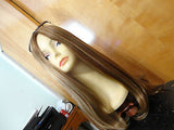 European Multidirectional 26" Straight Lightest Brown/Blonde #14/8 - wigs, Women's Wigs - kosher, Malky Wigs - Malky Wigs