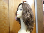 European Multidirectional 16" Wavy Brown with Highlights #4/8/10 - wigs, Women's Wigs - kosher, Malky Wigs - Malky Wigs