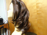 European Multidirectional 16" Straight Medium Brown #8/6 - wigs, Women's Wigs - kosher, Malky Wigs - Malky Wigs