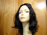 European Multidirectional 16" Wavy Natural Soft Black #1B - wigs, Women's Wigs - kosher, Malky Wigs - Malky Wigs