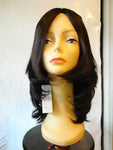 European Multidirectional 16" Straight Darkest Brown #2 - wigs, Women's Wigs - kosher, Malky Wigs - Malky Wigs