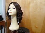 European Multidirectional 16" Wavy Medium Brown with Highlights - wigs, Women's Wigs - kosher, Malky Wigs - Malky Wigs