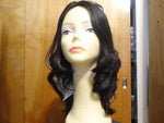 European Multidirectional 16" Straight Soft Black #1B - wigs, Women's Wigs - kosher, Malky Wigs - Malky Wigs