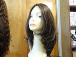 European Multidirectional 16" Straight Medium Brown #8/4 - wigs, Women's Wigs - kosher, Malky Wigs - Malky Wigs