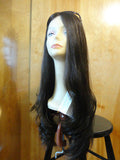 European Multidirectional 26" Straight Dark Brown with Highlights #6/2 - wigs, Women's Wigs - kosher, Malky Wigs - Malky Wigs