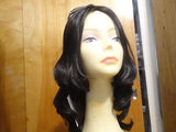 European Multidirectional 16" Straight Soft Black #1B - wigs, Women's Wigs - kosher, Malky Wigs - Malky Wigs