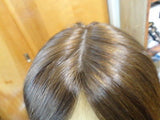 European Multidirectional 16" Straight Medium Brown #8/4 - wigs, Women's Wigs - kosher, Malky Wigs - Malky Wigs