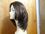 European Multidirectional 16" Straight Medium Brown #8/4 - wigs, Women's Wigs - kosher, Malky Wigs - Malky Wigs