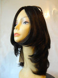 European Multidirectional 16" Straight Darkest Brown #2 - wigs, Women's Wigs - kosher, Malky Wigs - Malky Wigs