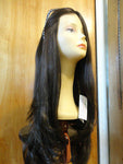 European Multidirectional 26" Straight Dark Brown with Highlights #6/2 - wigs, Women's Wigs - kosher, Malky Wigs - Malky Wigs