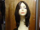 European Multidirectional 16" Straight Medium Brown #8/4 - wigs, Women's Wigs - kosher, Malky Wigs - Malky Wigs