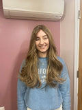 European Multidirectional 26" 8/14 Straight Blonde with Highlight Big Layers