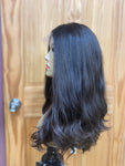 European Multidirectional Lace front 21" Wavy #4/8 Small Layers