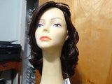 Remy Human Hair Medium Brown with Highlights #8/4 - wigs, Women's Wigs - kosher, Malky Wigs - Malky Wigs