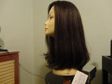 Remy Human Hair Medium Brown with Highlights #8/6 - wigs, Women's Wigs - kosher, Malky Wigs - Malky Wigs