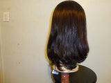 Remy Human Hair Darkest Brown with Highlights #6-2 - wigs, Women's Wigs - kosher, Malky Wigs - Malky Wigs