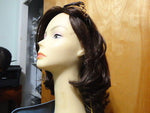 Remy Human Hair Medium Brown with Highlights #8/4 - wigs, Women's Wigs - kosher, Malky Wigs - Malky Wigs