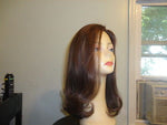 Remy Human Hair Medium Brown with Highlights #8-6 - wigs, Women's Wigs - kosher, Malky Wigs - Malky Wigs